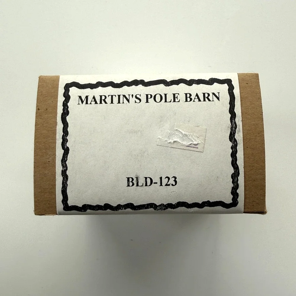 Guts, Gravel & Glory Martins Pole Barn BLD-123 HO 1:87 Scale Railroad Model‎